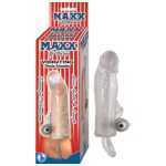 Maxx Gear Vibrating Penis Extender Clear - NW27311