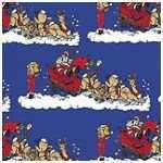 Xmas Sleigh Ride Gift Wrap - OZGW11