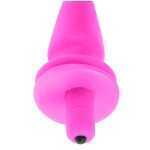 Neon Vibrating Butt Plug Pink - PD142611