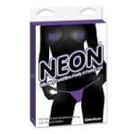 Neon Vibrating Panty And Pasty Set Purple - PD143112