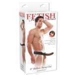 Fetish Fantasy 8 Inch Hollow Strap On Brown - PD336029