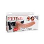 Fetish Fantasy 9 Vibrating Hollow Strap On With Balls Flesh Inches - PD337721