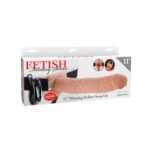 Fetish Fantasy 11 Vibrating Hollow Strap On Flesh - PD337821