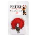 Fetish Fantasy Feather Love Cuffs Red - PD380615