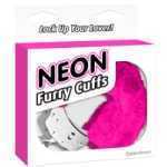 Neon Furry Cuffs Pink - PD380911