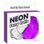 Neon Furry Cuffs Purple - PD380912