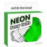 Neon Furry Cuffs Green - PD380916