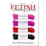 Fetish Fantasy Mini Silk Rope Sampler - PD386400