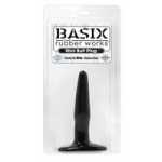 Basix Mini Butt Plug Black - PD426023