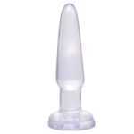 Basix 35 Inch Beginner Butt Plug Clear - PD426720