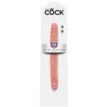 King Cock 12 Inch Slim Double Dildo Flesh - PD551621