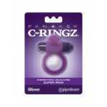 Fantasy C Ringz Vibrating Silicone Super Ring Purple - PD586612