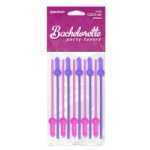 Bachelorette Mini Cocktail Straws 10 Piece - PD623400