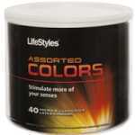 Lifestyles Assorted Colors 40 Piece Bowl - R0156