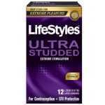 Lifestyles Ultra Studded 12 Pack - R0938