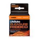 Ls Ultra Sens Ribbed Lubricated 3 Pack - R4103