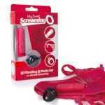 Screaming O Remote Control Panty Vibe Red - SCRPNTYR101