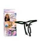 Lovers Thong With Stroker Beads Vib - SE006025