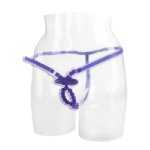 Silicone Love Rider Lovers Thong Purple - SE006130