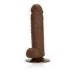 Emperor 5.75 Inch Brown Silicone 10 Function - SE013183