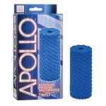 Apollo Reversible Masturbator Twist Blue - SE095710