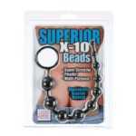 Silicone X-10 Beads Black - SE123703