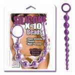 Silicone X-10 Beads Purple - SE123714