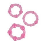 Silicone Island Rings Pink - SE142904