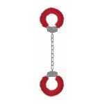 Beginners Legcuffs Furry Red - SHTOU007RED