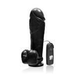 Thick Cock W Balls With Egg 10 Black Inches - SIN30331