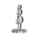 Beaded Anal Plug Clear - SPGB8C