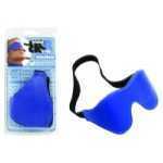 Fur Blindfold Black And Blue - SPL08M13BB