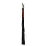 S And M Red And Black Stripe Flogger - SS10045