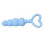 Sex In The Shower Blue Silicone Heart Beads - SS96038