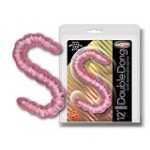 Syn Skyn 12 Inch Jelly Double Dong Pink - SYN0010108