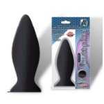 Silicone Butt Plug Large Black - SYN1000201