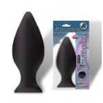 Silicone Butt Plug Uber Black - SYN1000301