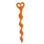 Climax Anal Beads Silicone Swirl Orange - TO1070187