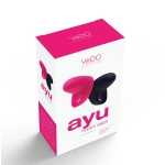 Vedo Ayu Mini Finger Vibe Set Black And Foxy Pink - VIF0209