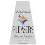 Wicked Pleasers 10 Lubricant Packettes Display - WIC027