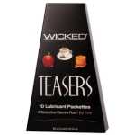 Wicked Teasers 10 Lubricant Packets - WIC028