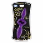 Pro Sensulle Oversized Double Dare Dual Anal Plug Purple - WTC85209