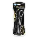 Pro Sensual Xl Pro Rings Black And Clear 2 Pack - WTC85224