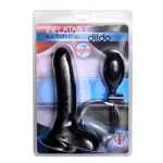 Inflatable Suction Cup Realistic Dildo - XRAB259BLK