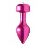 Vogue Solitaire Gem Pink Anal Plug Aluminum - XRAD640