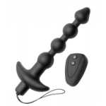 Master Series Beaded Anal Vibe With Remote - XRAD837