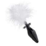 Tailz Fluffer Bunny Tail Glass Anal Plug - XRAE271