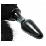 Tailz Midnight Fox Glass Plug With Tail - XRAE391