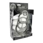 Master Series Trine Steel Cock Ring Set - XRSP132