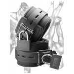 Tom Of Finland Neoprene Wrist Cuffs With Locks - XRTF2773